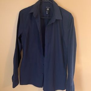 Men’s H&M Blue Dress Shirt - Small